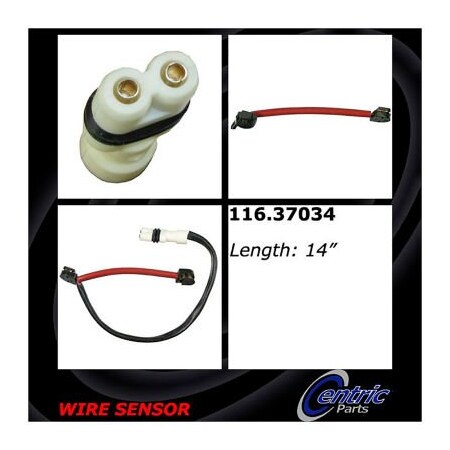 Centric Brake Pad Sensor Wires, Parts 116.37034